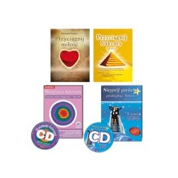 Pakiet 4 książek: Przyciągnij miłość, Przyciągnij Sukcesy z Pasją , CD x 2